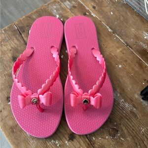 Pink Kate Spade ♠️ Flip Flops size 10. New